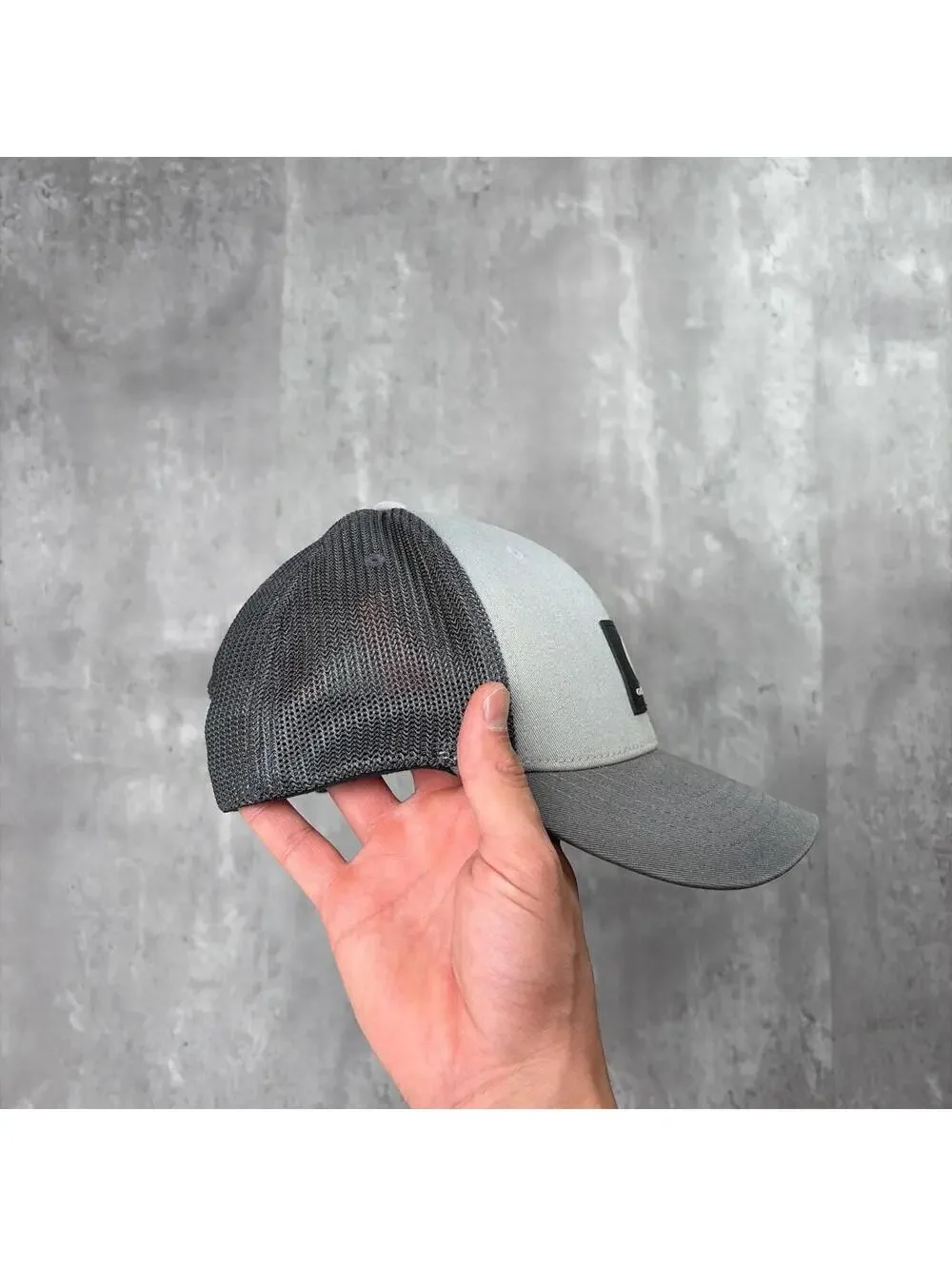 Y2K Grey Carhartt Workwear Trucker Snapback Hat